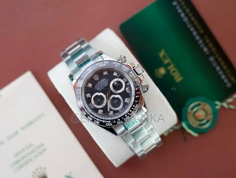 Rolex Daytona Black Diamond Dial Watch