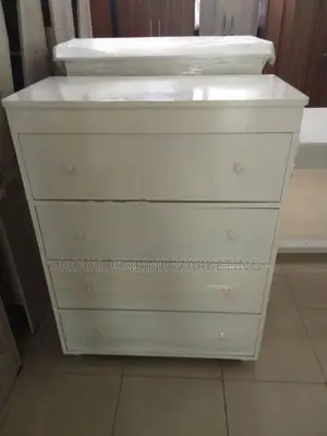 White Bed Side Cupboard (F-24)