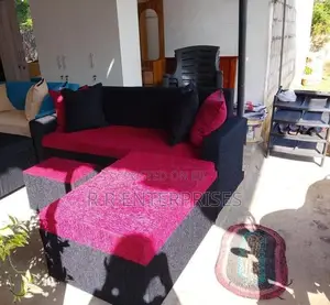 New Fabric Sofa Set with Stool