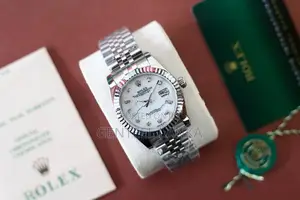 Rolex Datejust 36MM White Diamond Dial Watch