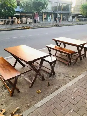 Restaurant Table with Bench