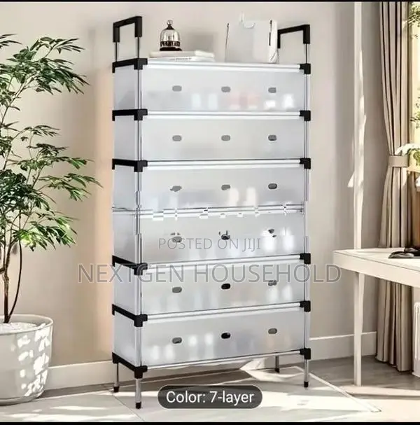 7 Layers Dust Proof Shoe Rack