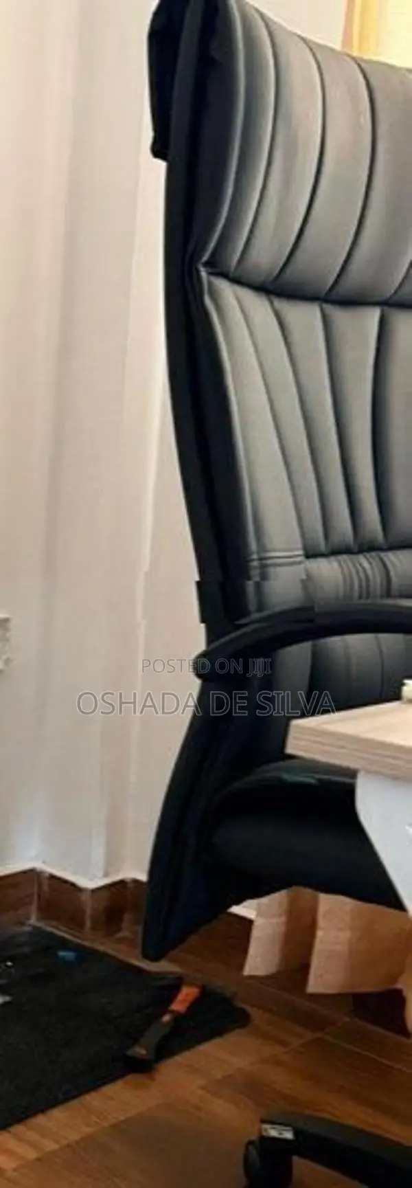 High Black Office Chair