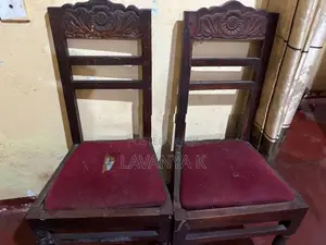 Solid Teak Dining Table with 6 Chairs