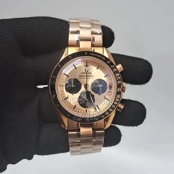 Omega Speedmaster Rose Gold Premium Mens Watch