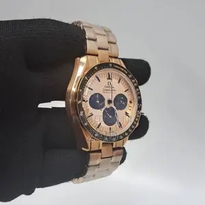 Omega Speedmaster Rose Gold Premium Mens Watch