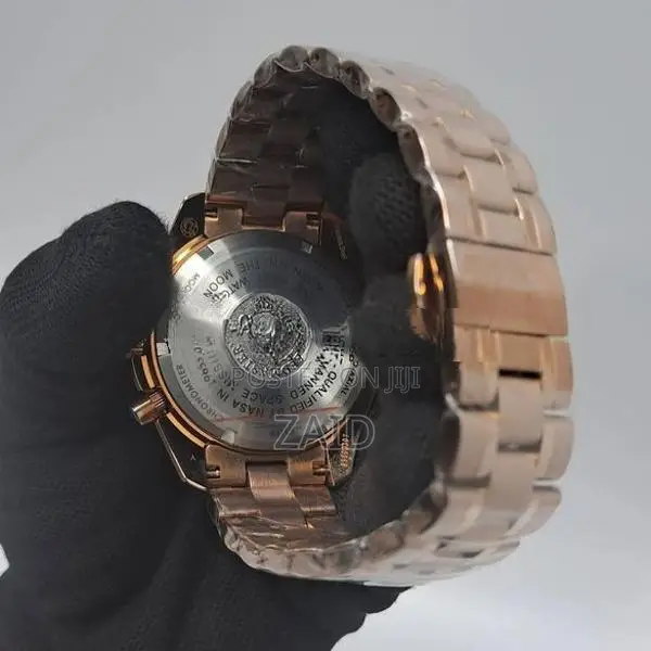 Omega Speedmaster Rose Gold Premium Mens Watch
