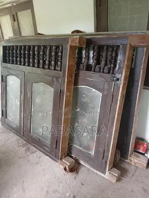 Teak Wood Windows with Frame ( තේක්ක දැව ජනෙල් ප්‍රේම් එක සමඟ)