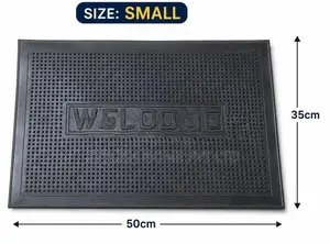 Premium Rubber Welcome Doormat Small Large