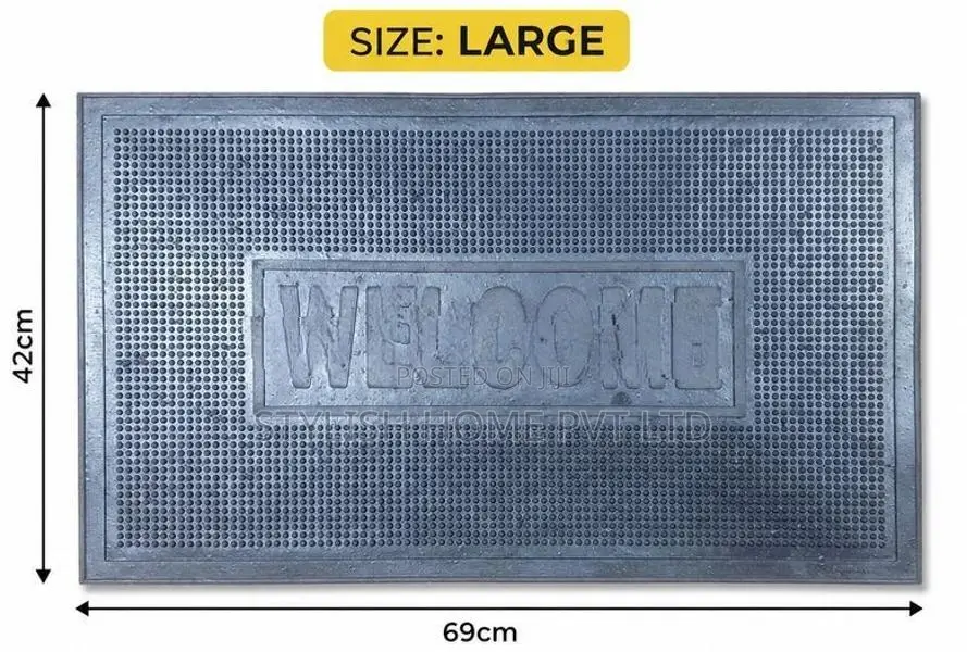 Premium Rubber Welcome Doormat Small Large