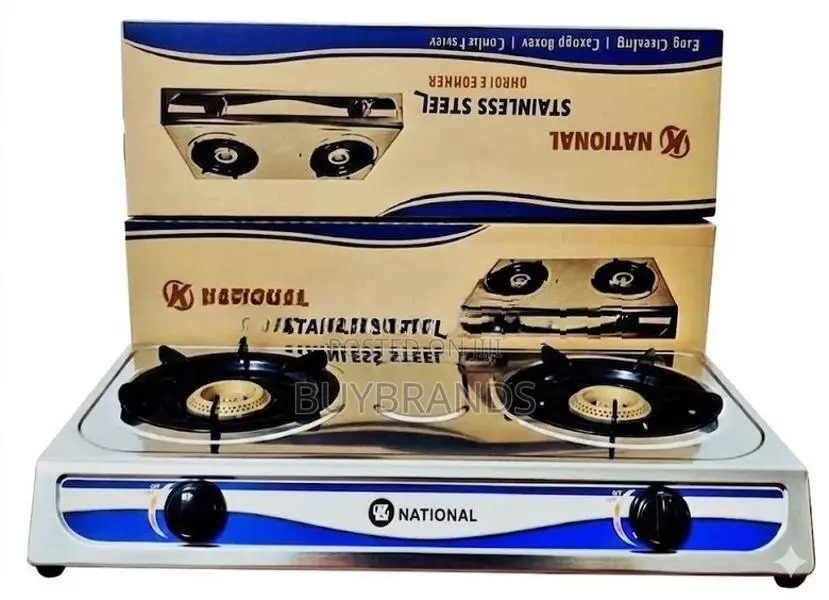 National Double Burner Gas Cooker