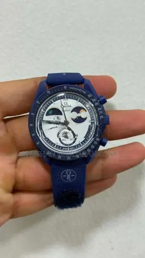 Omega X Swatch mission to moonphase (Blue)