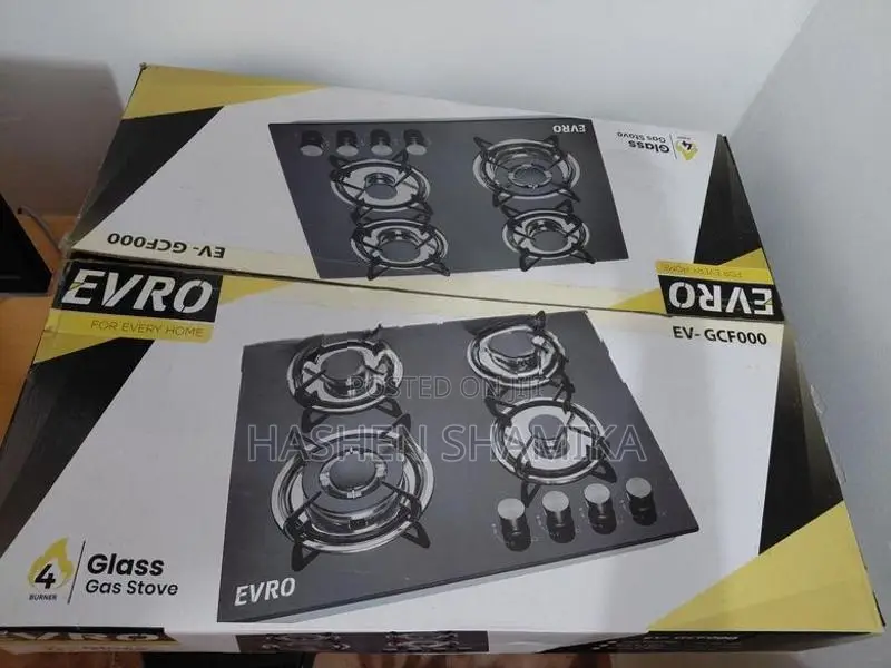 4 Burner Hob Glass Top