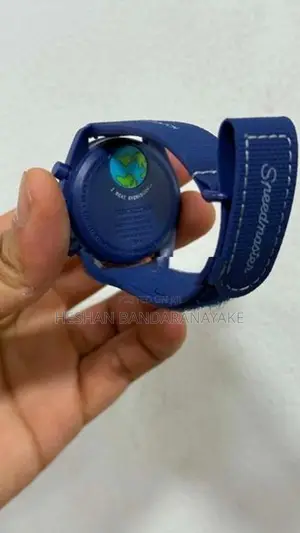 Omega X Swatch mission to moonphase (Blue)