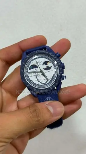 Omega X Swatch mission to moonphase (Blue)