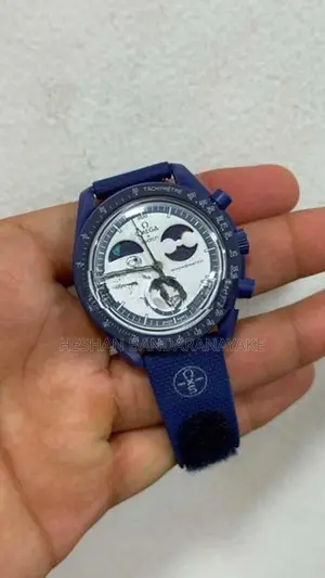 Omega X Swatch mission to moonphase (Blue)