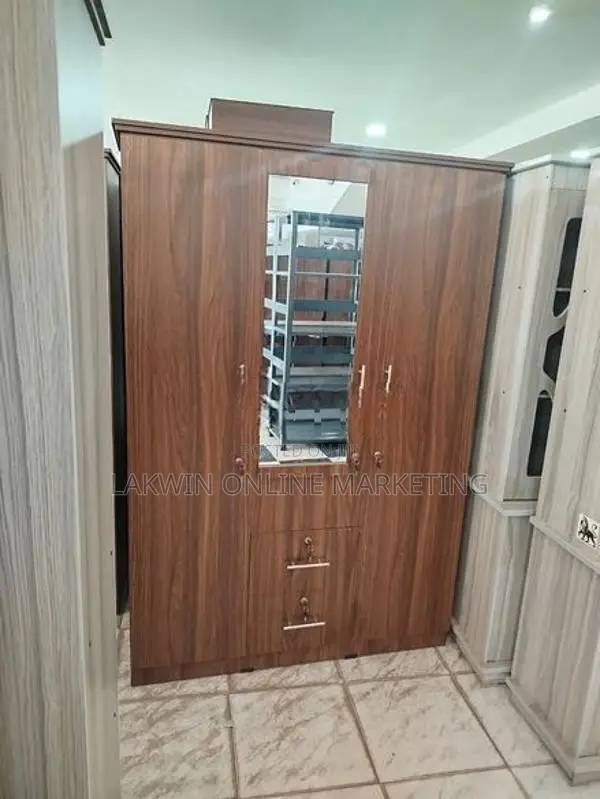 3D Melamine Full Set Wardrobe