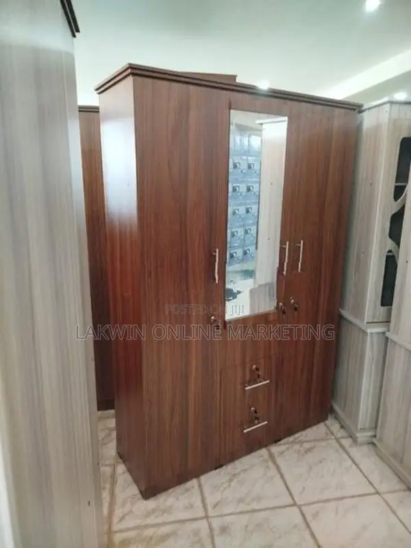 3D Melamine Full Set Wardrobe