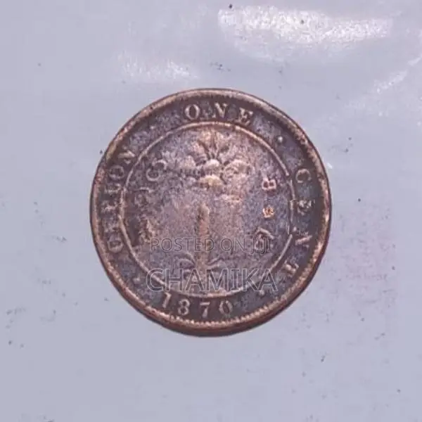 1870 Queen Victoria Ceylon One Cent