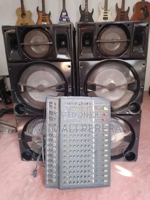Powerd Speaker with mixer