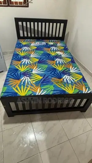 Single bed with mattress