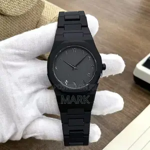 Arabic Aura Watch matte black stainless steel