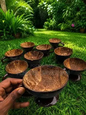 coconut shell cup - bulk for hotels