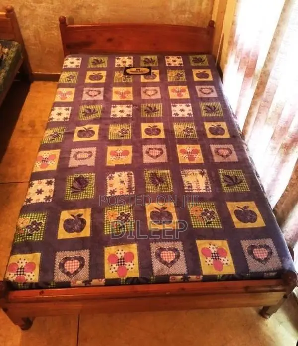 Burutha Single Bed with Double Layer Mattress