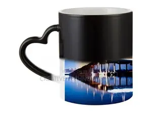 Sublimation Magic Mugs Heart Handle