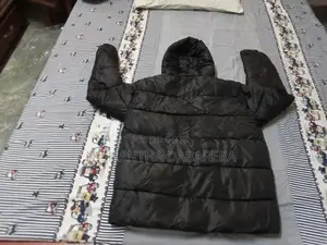 Calvin Klein Black Hooded Puffer Jacket
