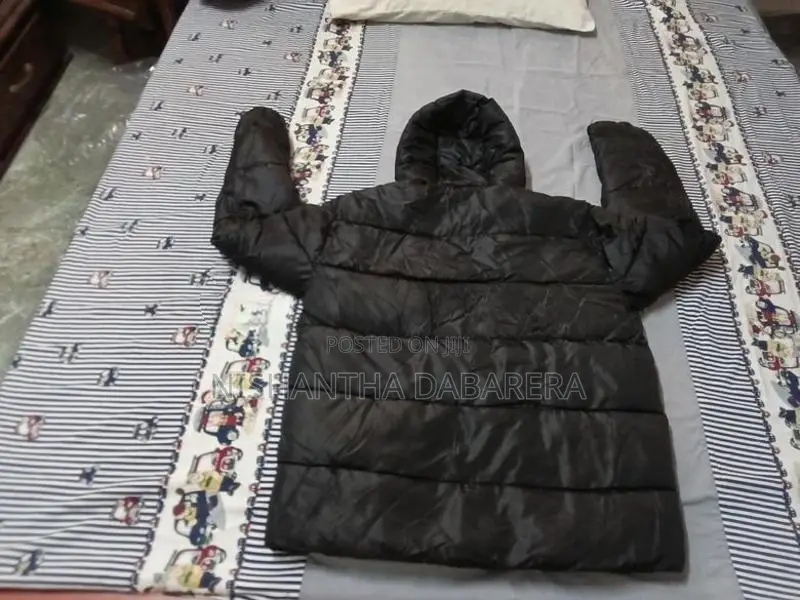 Calvin Klein Black Hooded Puffer Jacket