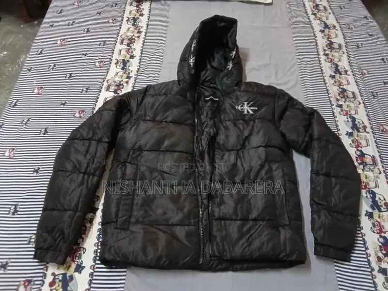 Calvin Klein Black Hooded Puffer Jacket