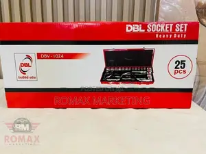 25-Piece Socket Wrench Set - Dbl