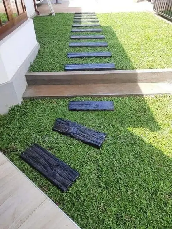 Malaysian Grass With Interlock Paving