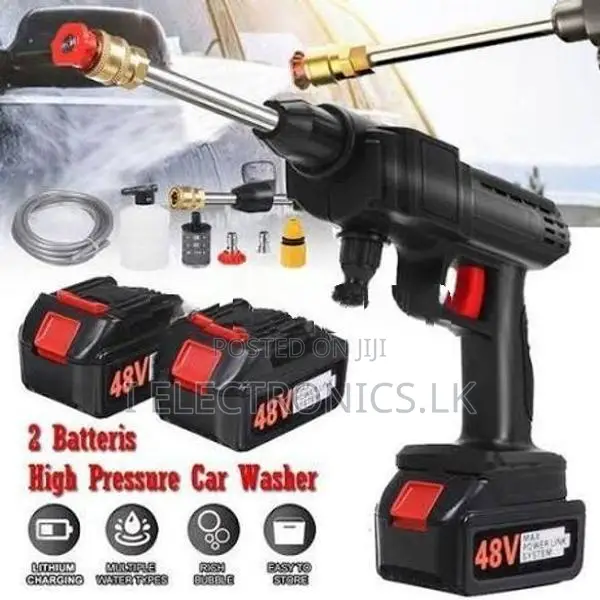 Cordless Powerful Pressure Washer with 2 Rechargeable Batteries