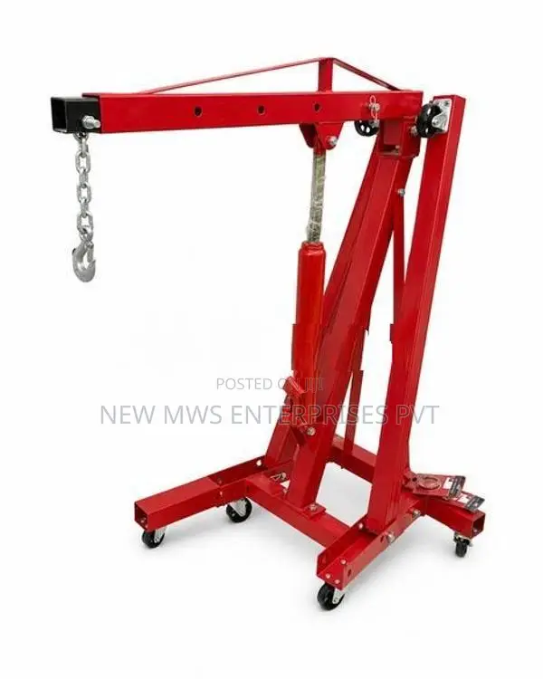 Folding Hydraulic Engine Hoist – 2 Ton