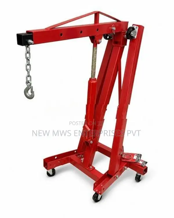 Folding Hydraulic Engine Hoist – 2 Ton