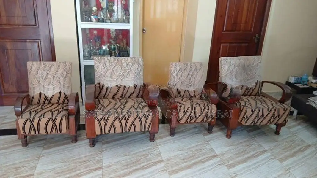 Solid Teak Wood Sofa Set