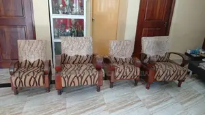 Solid Teak Wood Sofa Set