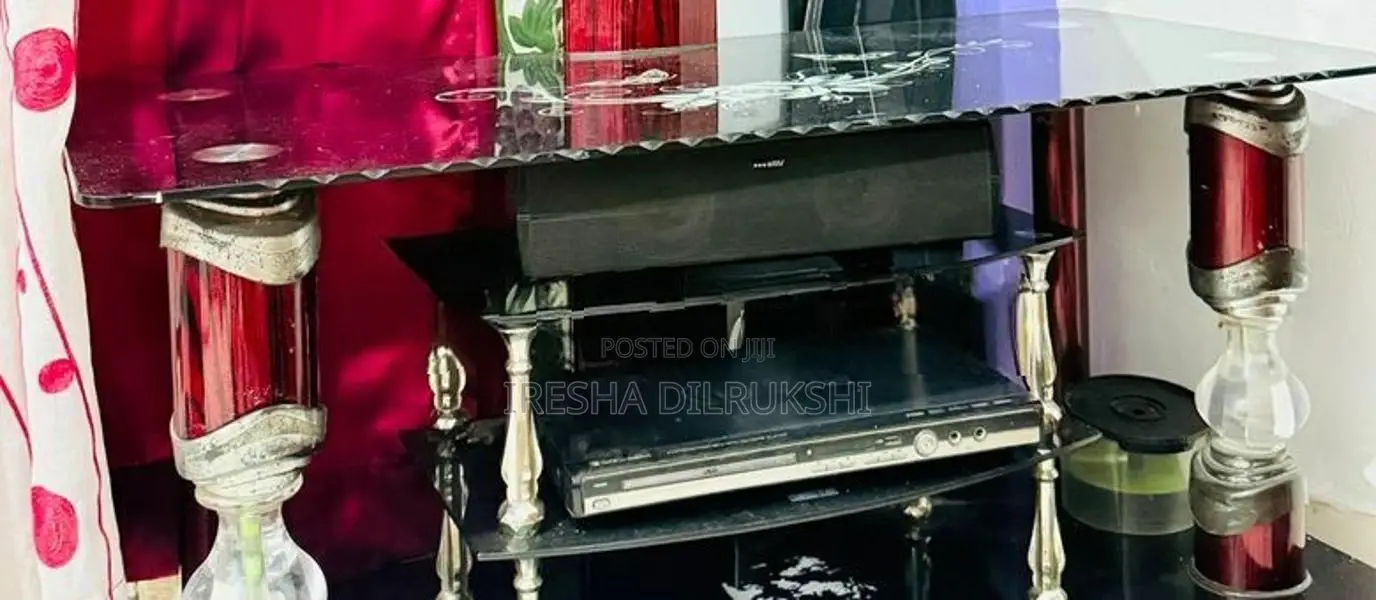 Tempered Glass TV Stand