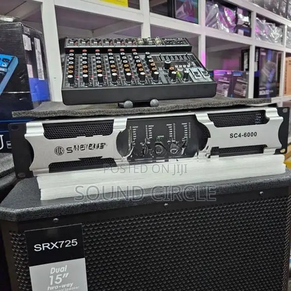 Shelby 6000w 4 Channel Power Amplifier