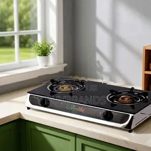 Green Life Glastop Double Burner