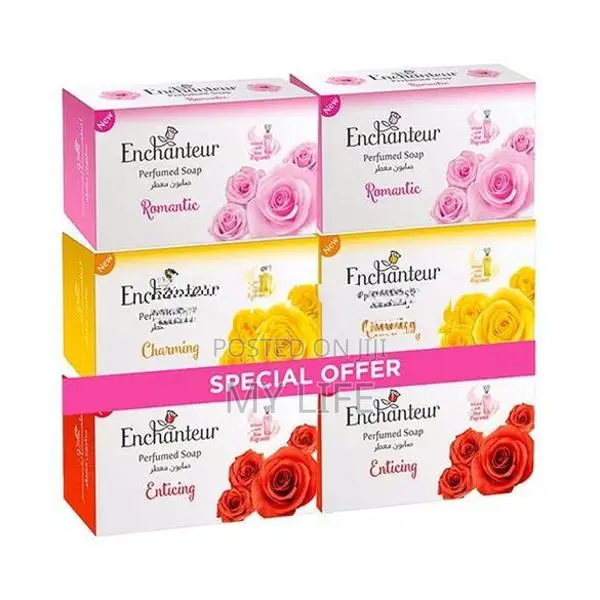 enchanteur soap 6ps set