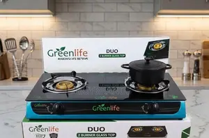 Green Life Glastop Double Burner