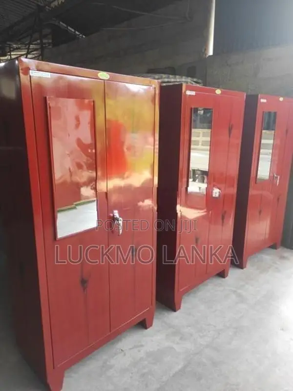 New 5x2.5 Size Steel Cupboard With Mirror (J4)