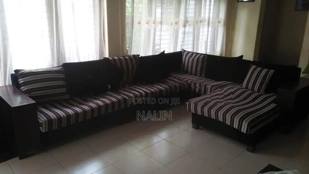 L shape 8 seater sofa