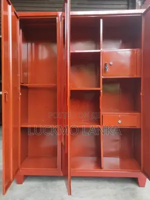 New 3 Door Steel Cupboard With Mirror (J3)