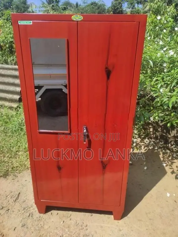 New 5x2.5 Size Steel Cupboard With Mirror (J4)