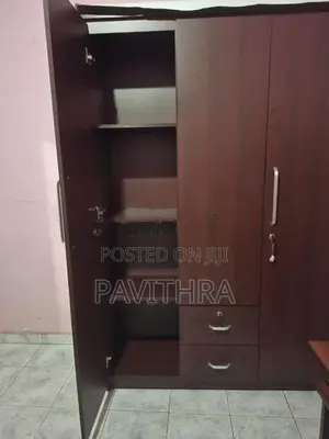 3-Door Wardrobe with 2 Drawers