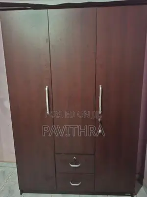 3-Door Wardrobe with 2 Drawers